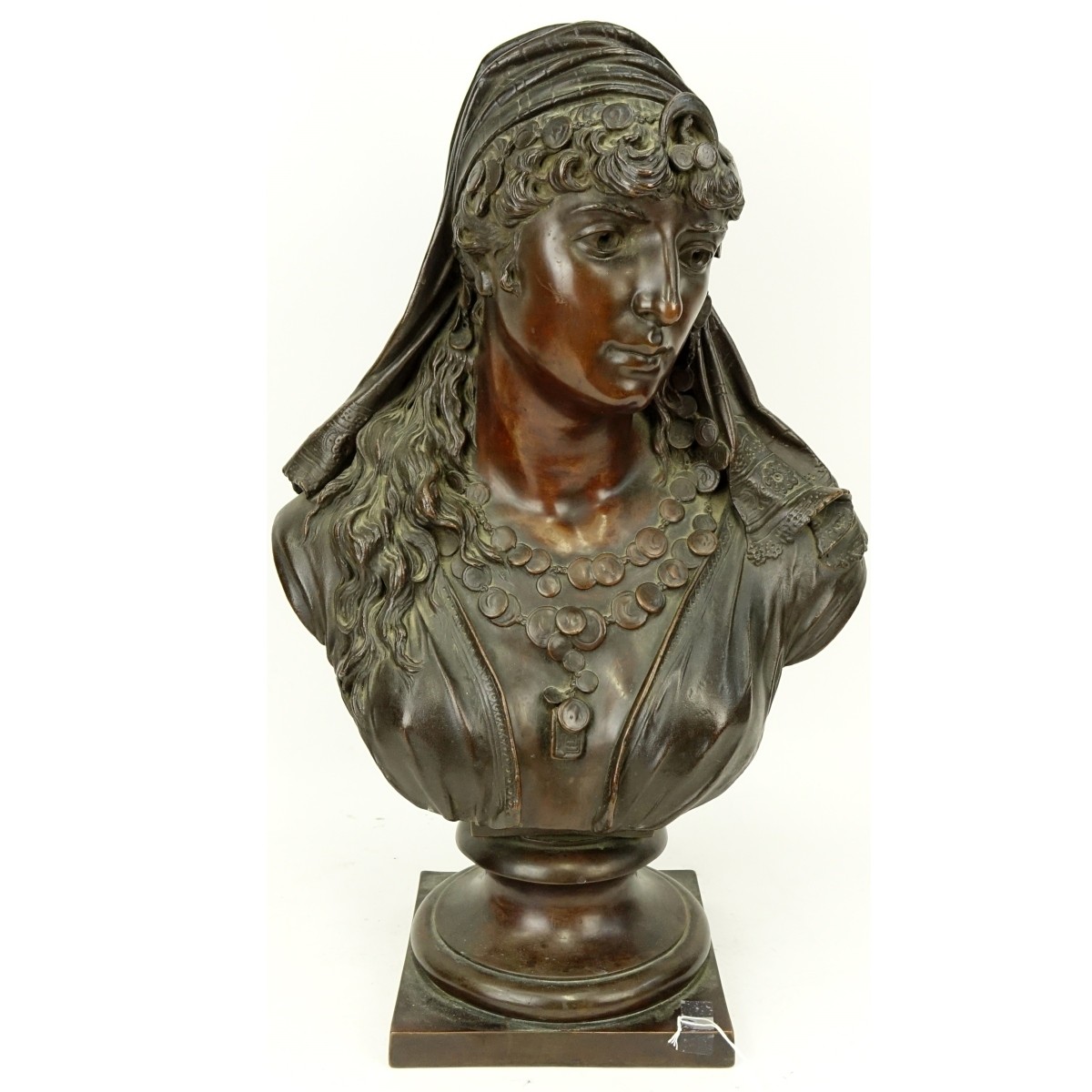 Alois Mayer, German (1855 - 1936) Bronze Clad Bust