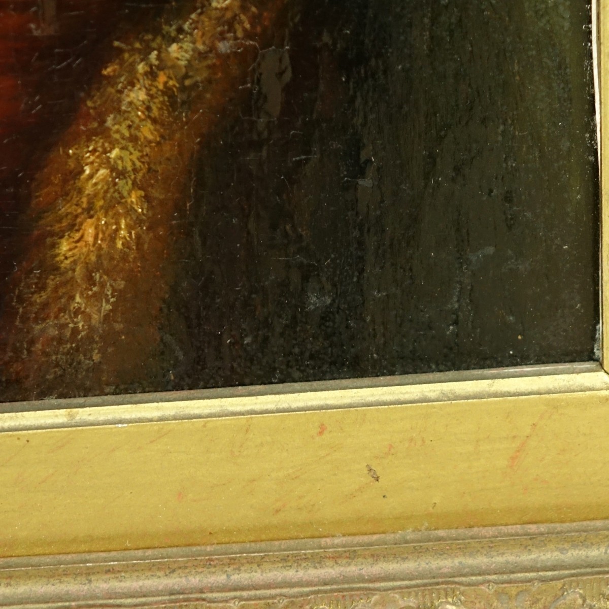 Early Orientalist School Oil on Panel "Portrait"