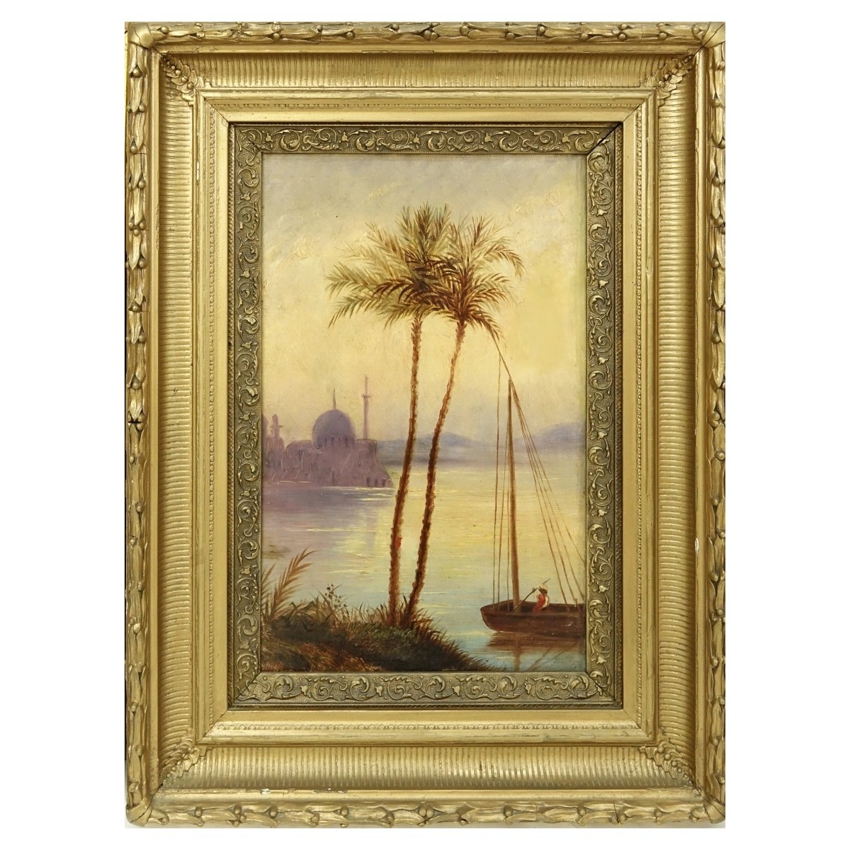 19/20th C O/C "Mosque On The Nile"