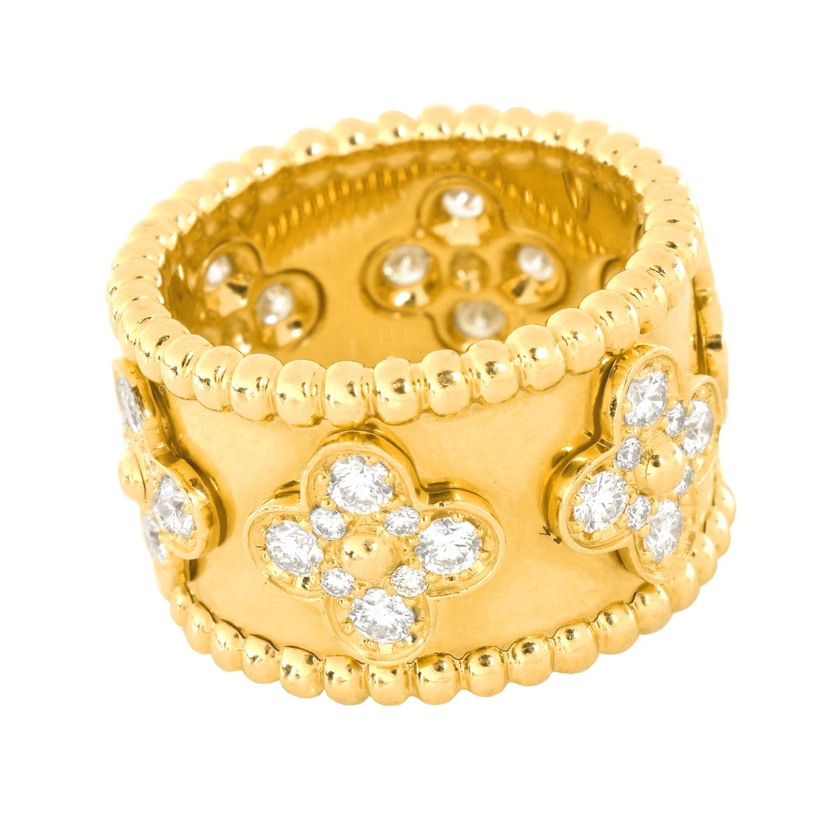 Van Cleef & Arpels 'Perlee Clover' Ring