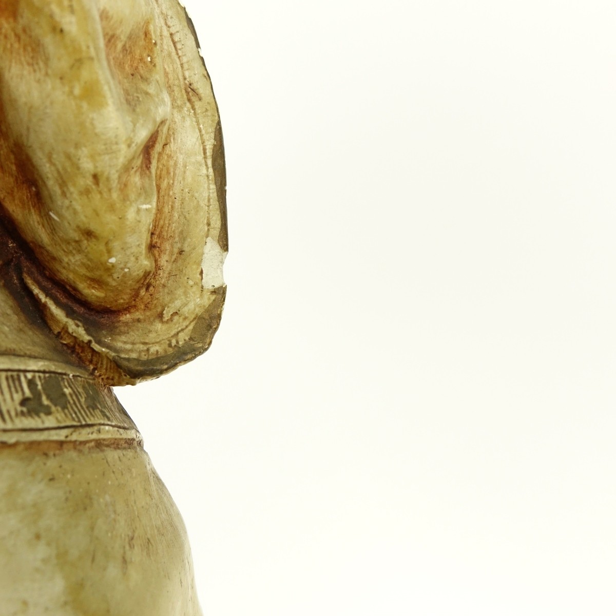 Large Polychrome Terracotta Orientalist Nubian