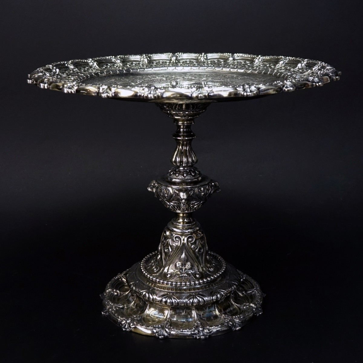 1864 R. Garrard Maker English Silver Tazza