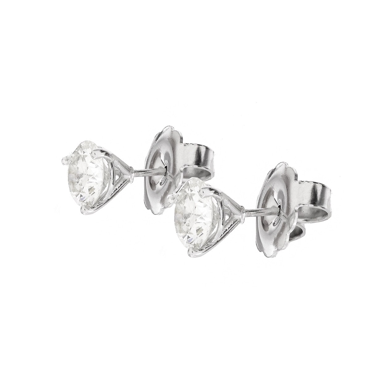 2.09ct TW Diamond Ear Studs