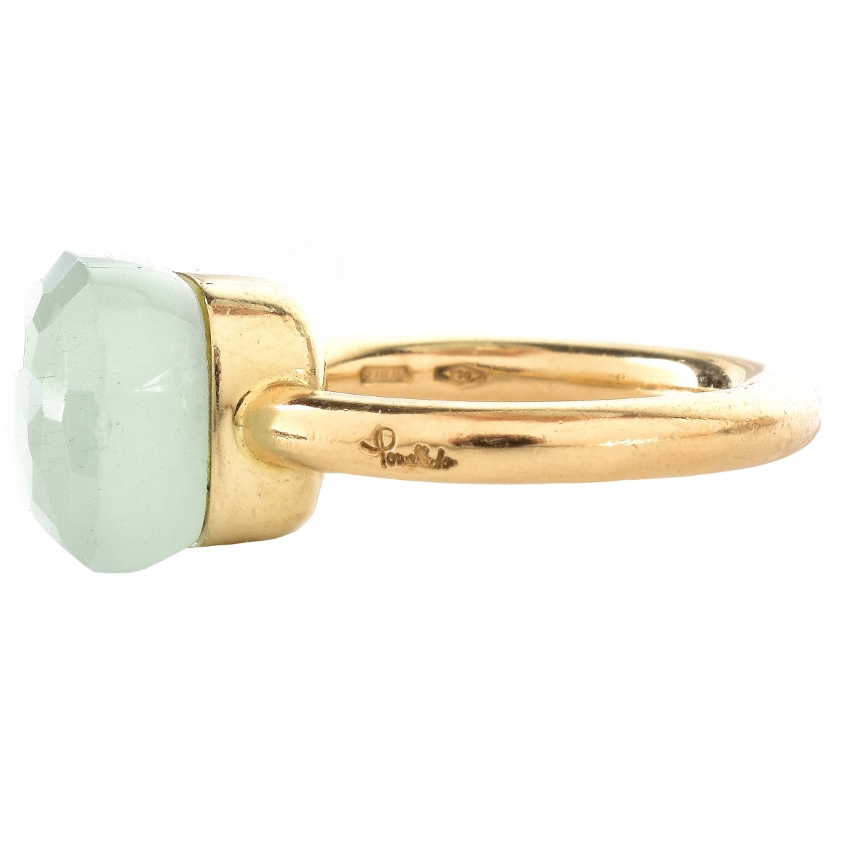 Pomellato Topaz and 18K Gold Ring