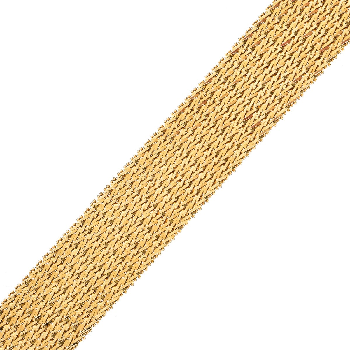 Vintage 14K Gold Mesh Bracelet
