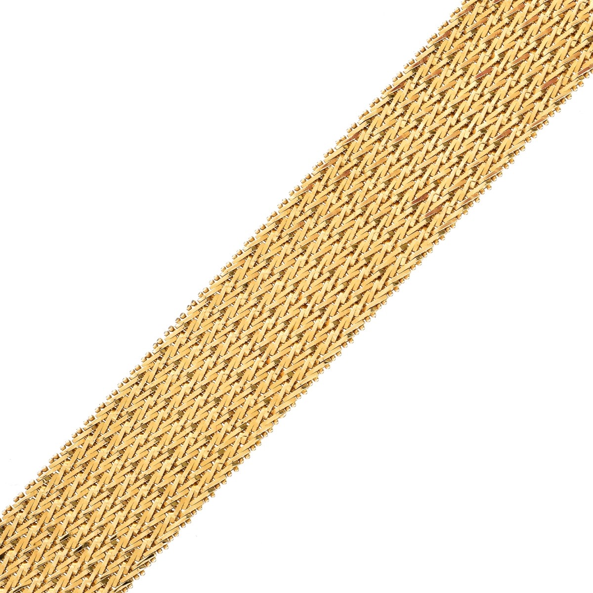 Vintage 14K Gold Mesh Bracelet