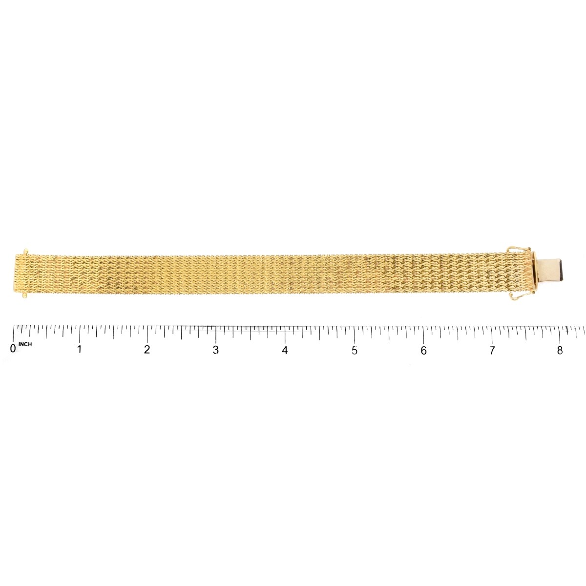 Vintage 14K Gold Mesh Bracelet