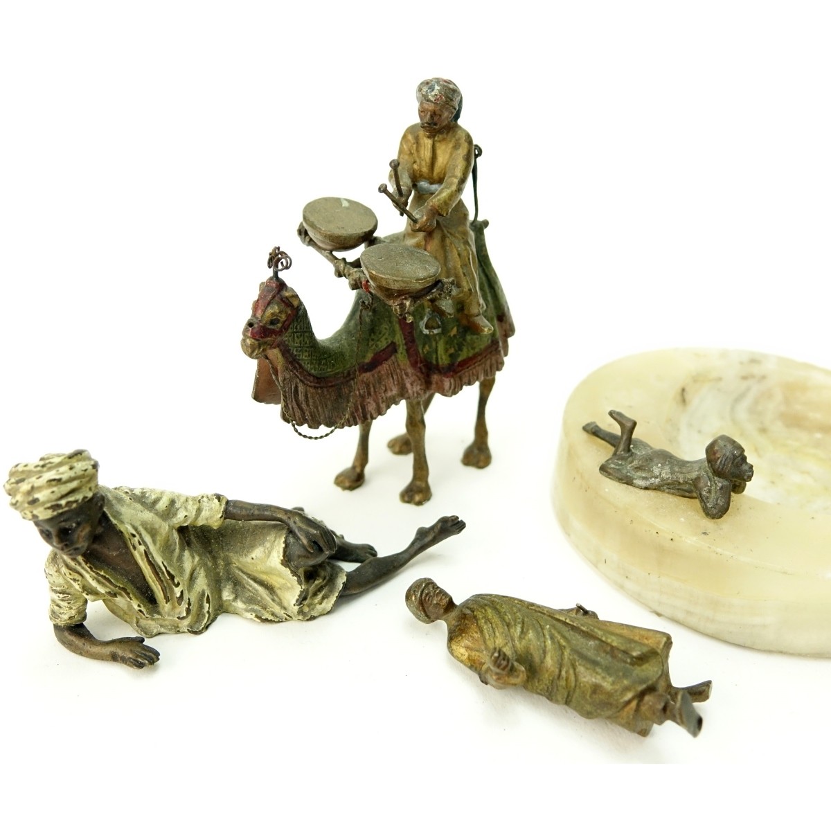 Four (4) Piece Group of Viennese Miniature Bronzes