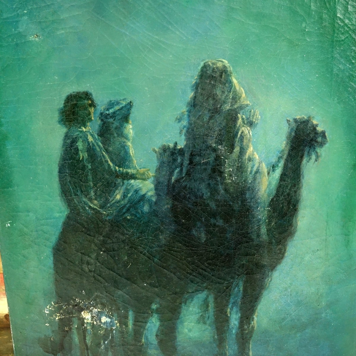 Orientalist School O/C "Bedouin Riders At Night"