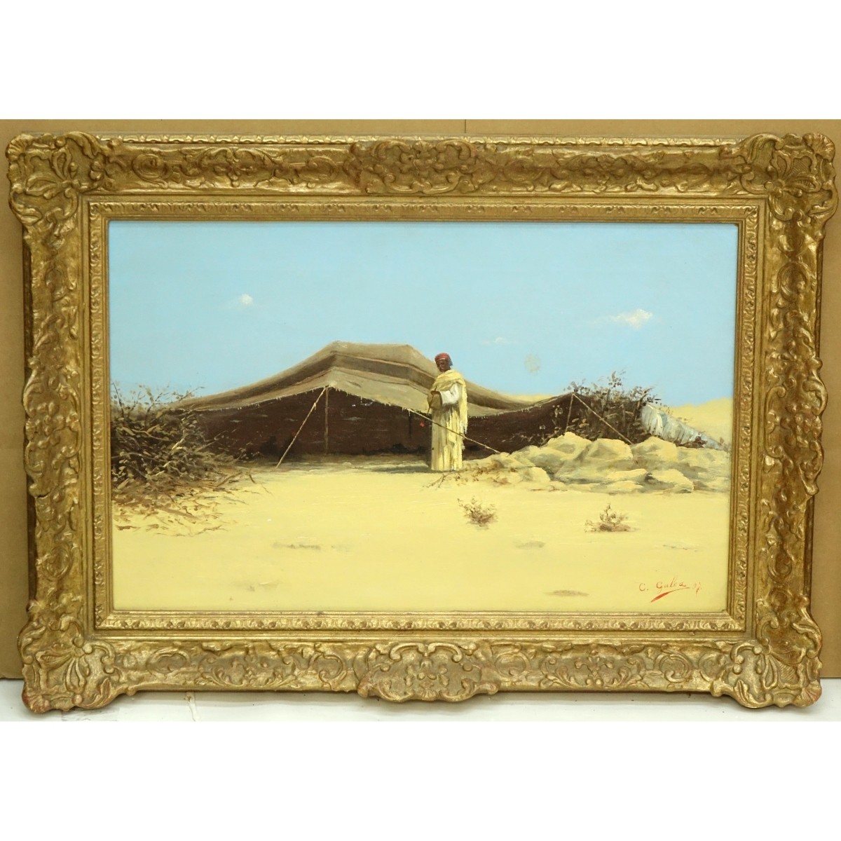 19 C Orientalist School Oil On canvas