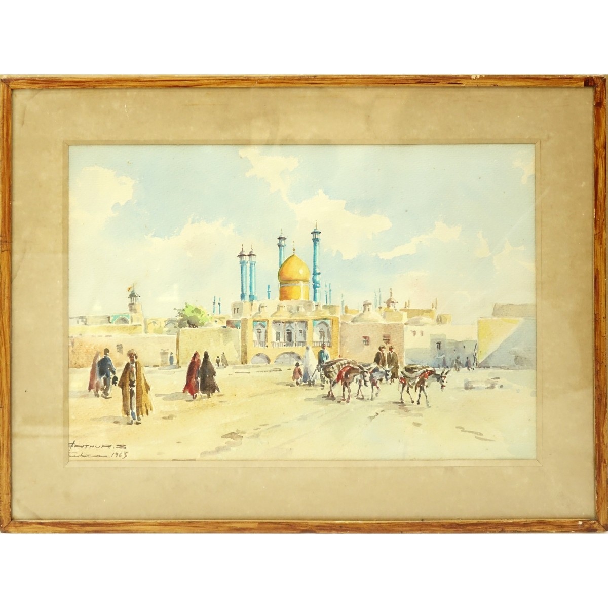 Arthur Sarkissian (20th Century) Orientalist W/C