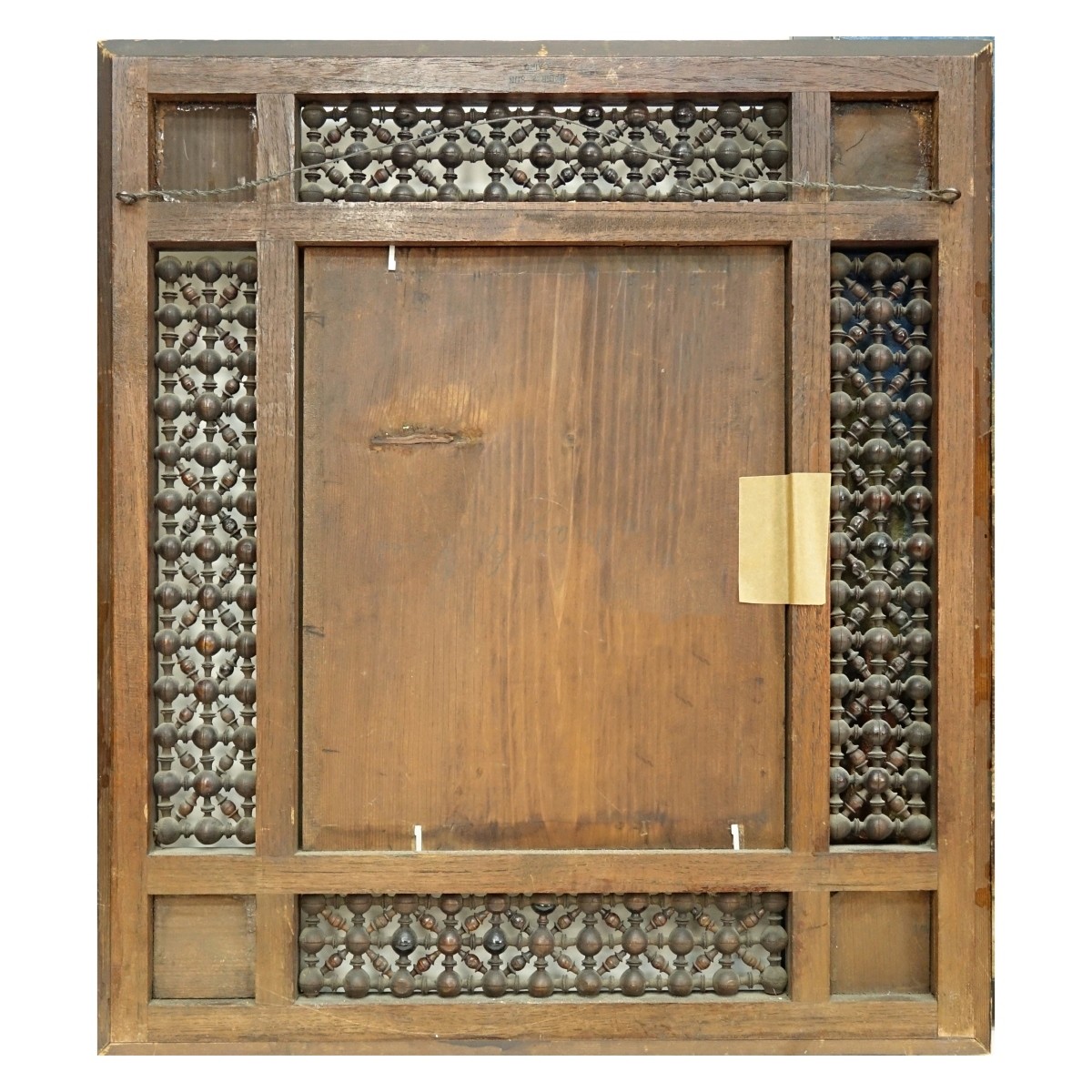 Moroccan School O/B Inlaid Fretwork Frame