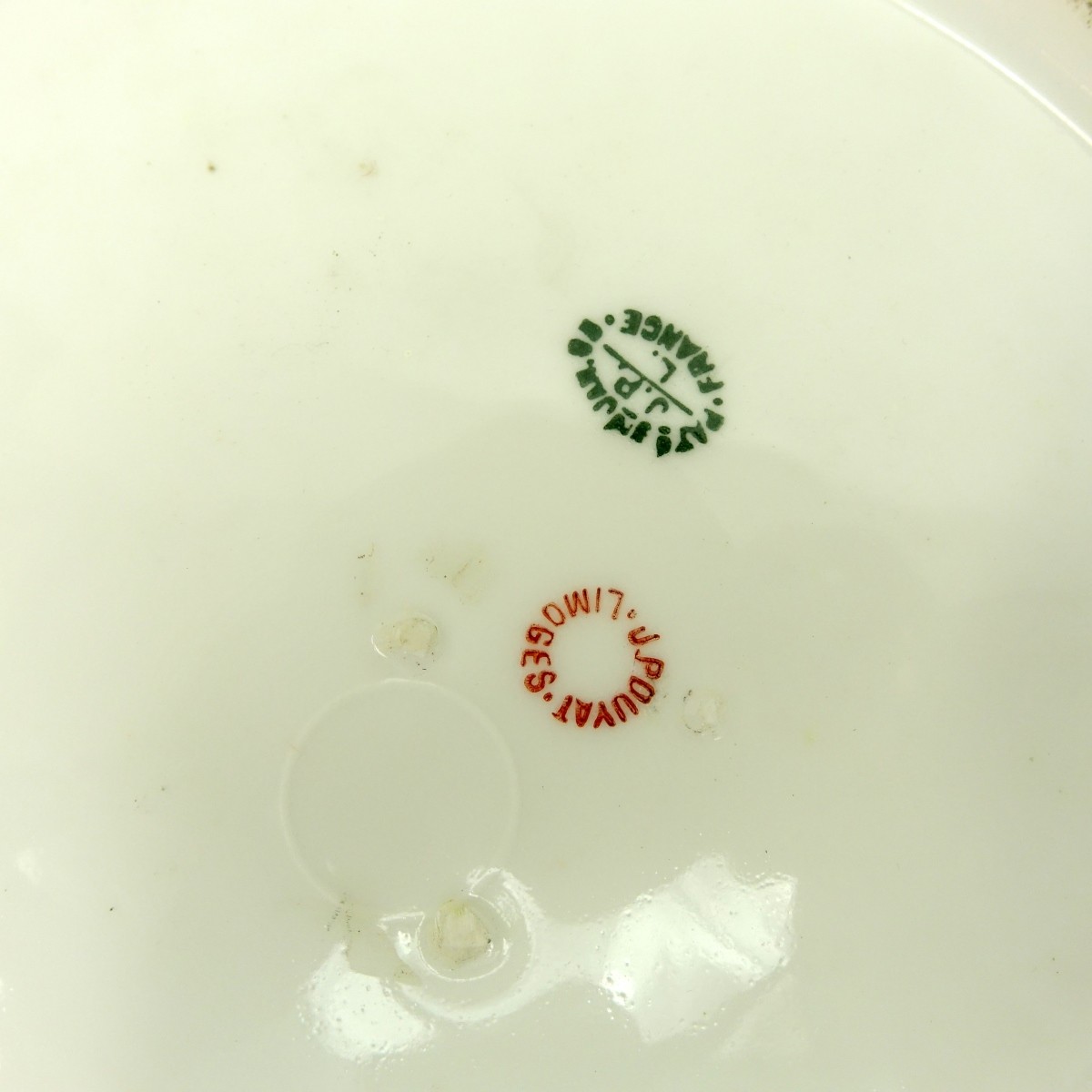 Pair Limoges Orientalist Porcelain Chargers