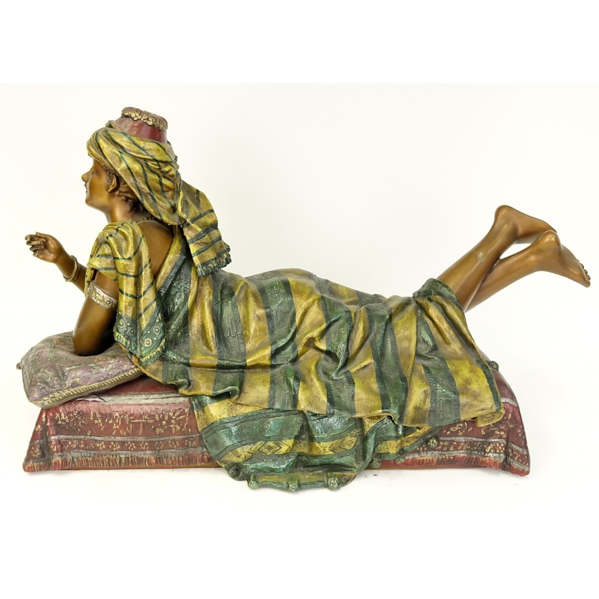 After Louis Hottot (1829 - 1905) Polychrome Figure