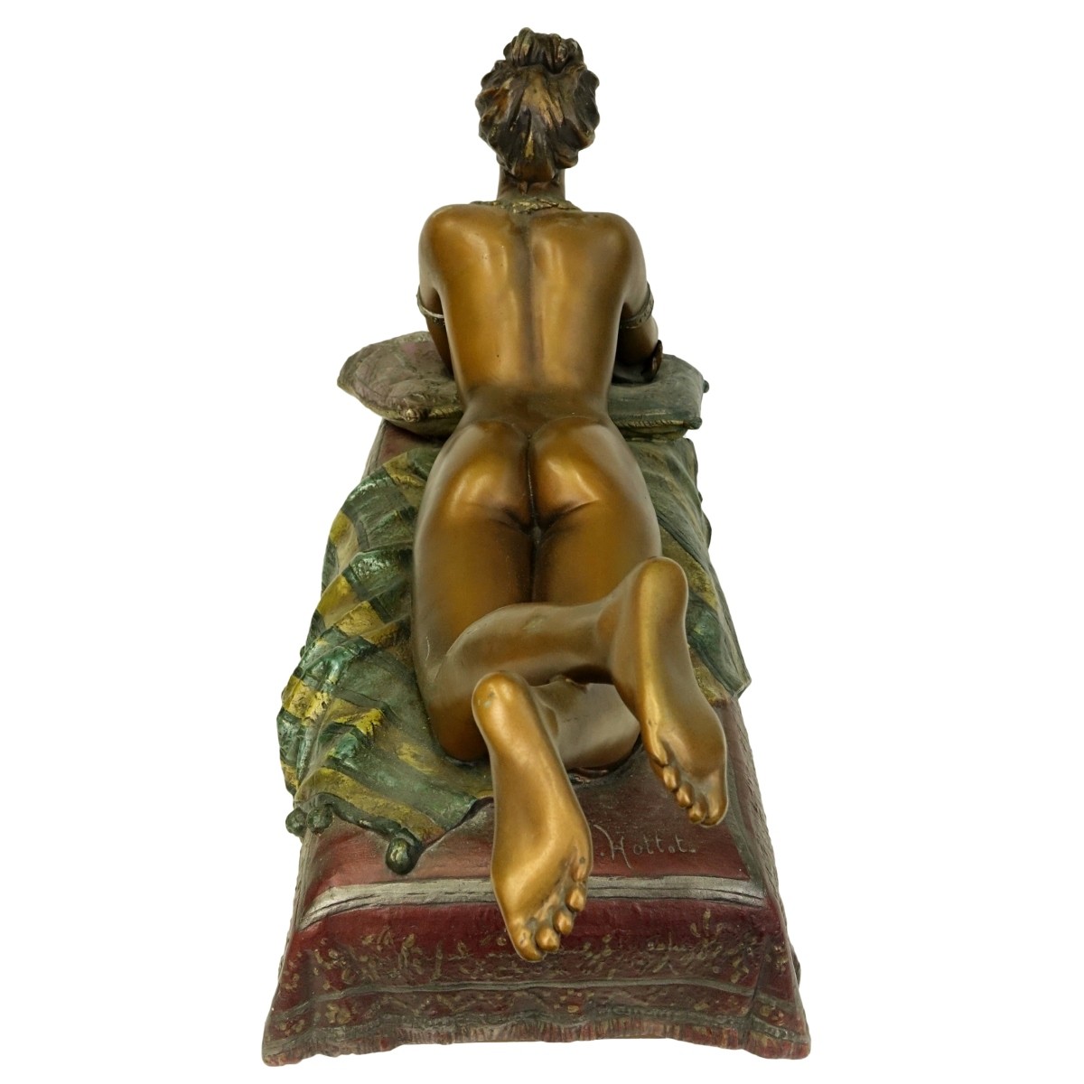 After Louis Hottot (1829 - 1905) Polychrome Figure