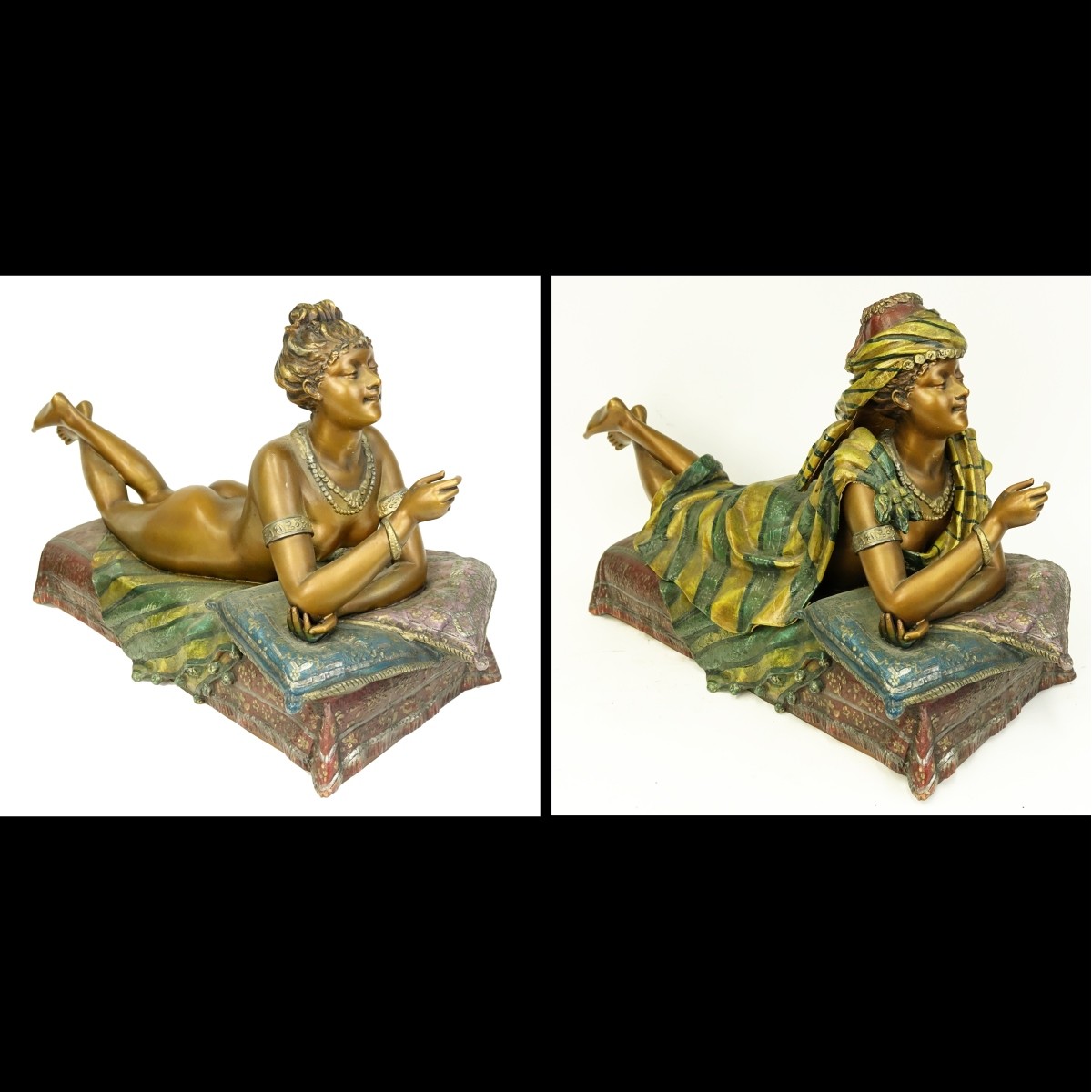 After Louis Hottot (1829 - 1905) Polychrome Figure