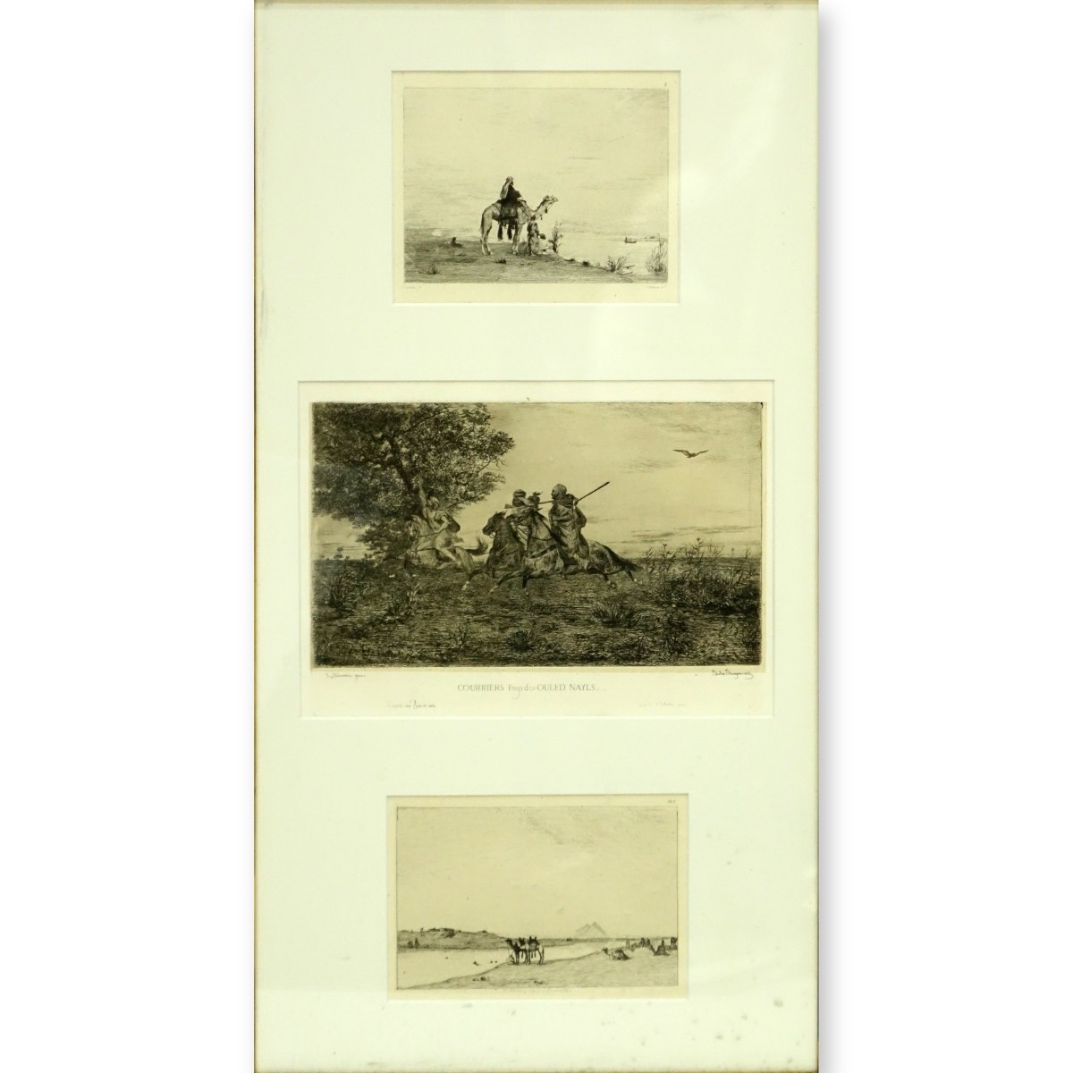 After: Eugene Fromentin (1820-1876) 3 Etchings