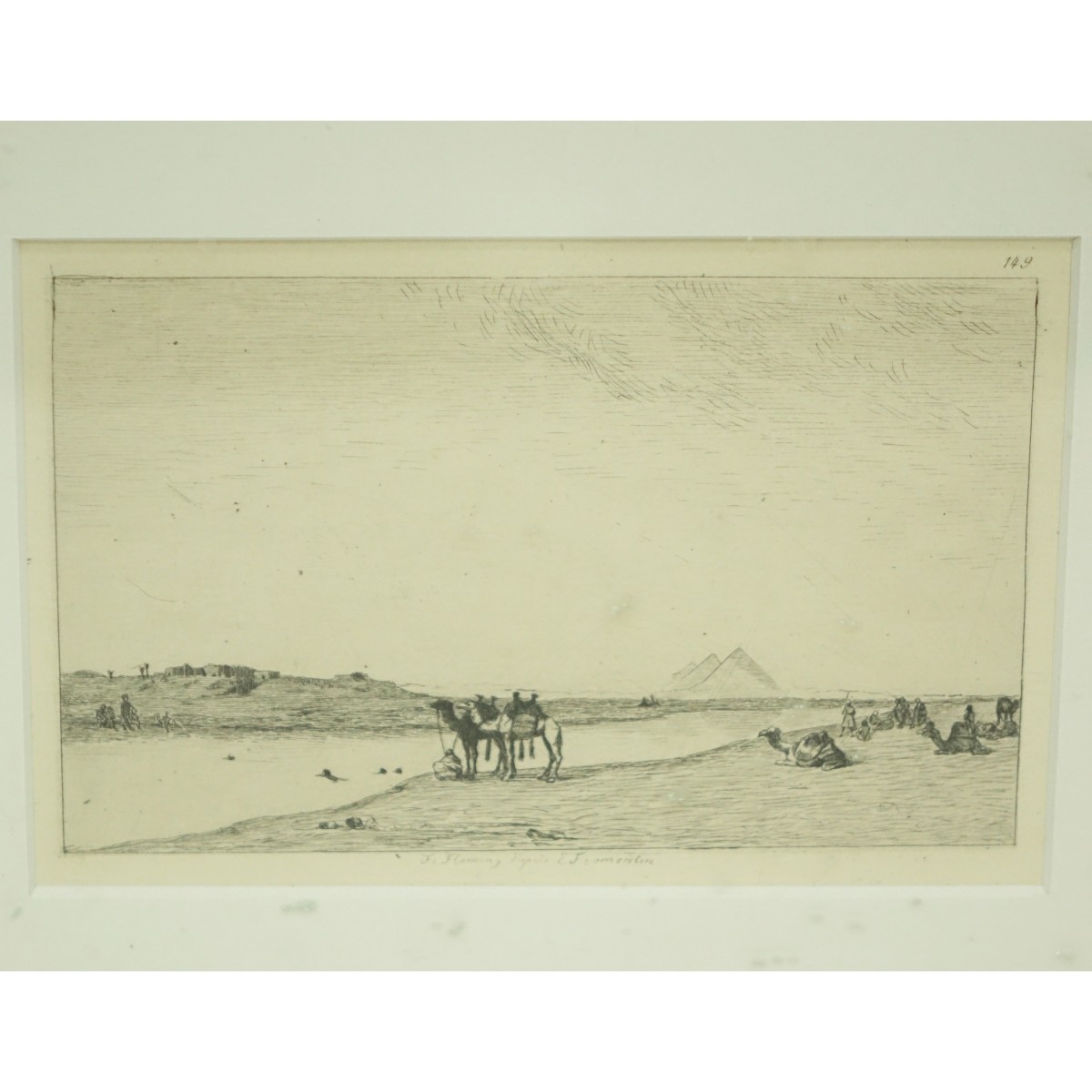 After: Eugene Fromentin (1820-1876) 3 Etchings