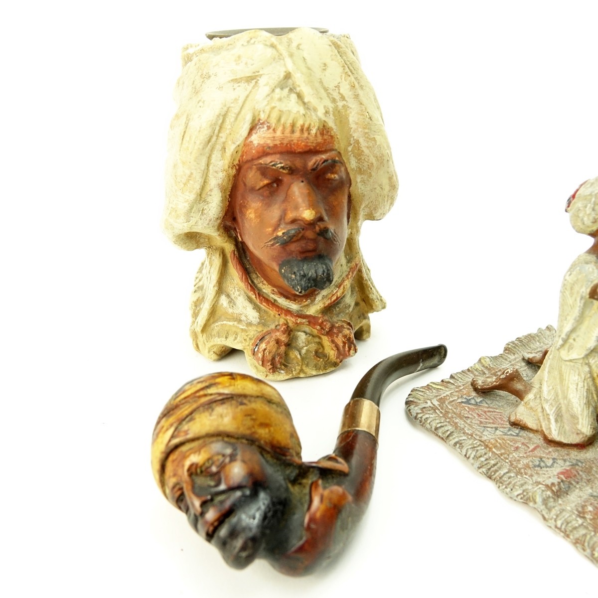 Grouping of Four (4) Antique Orientalist Items