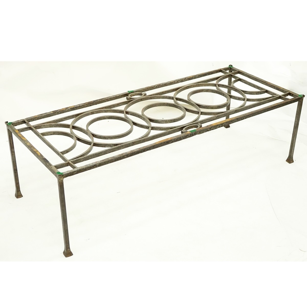 Mid Century Wrought Iron Coffee Table