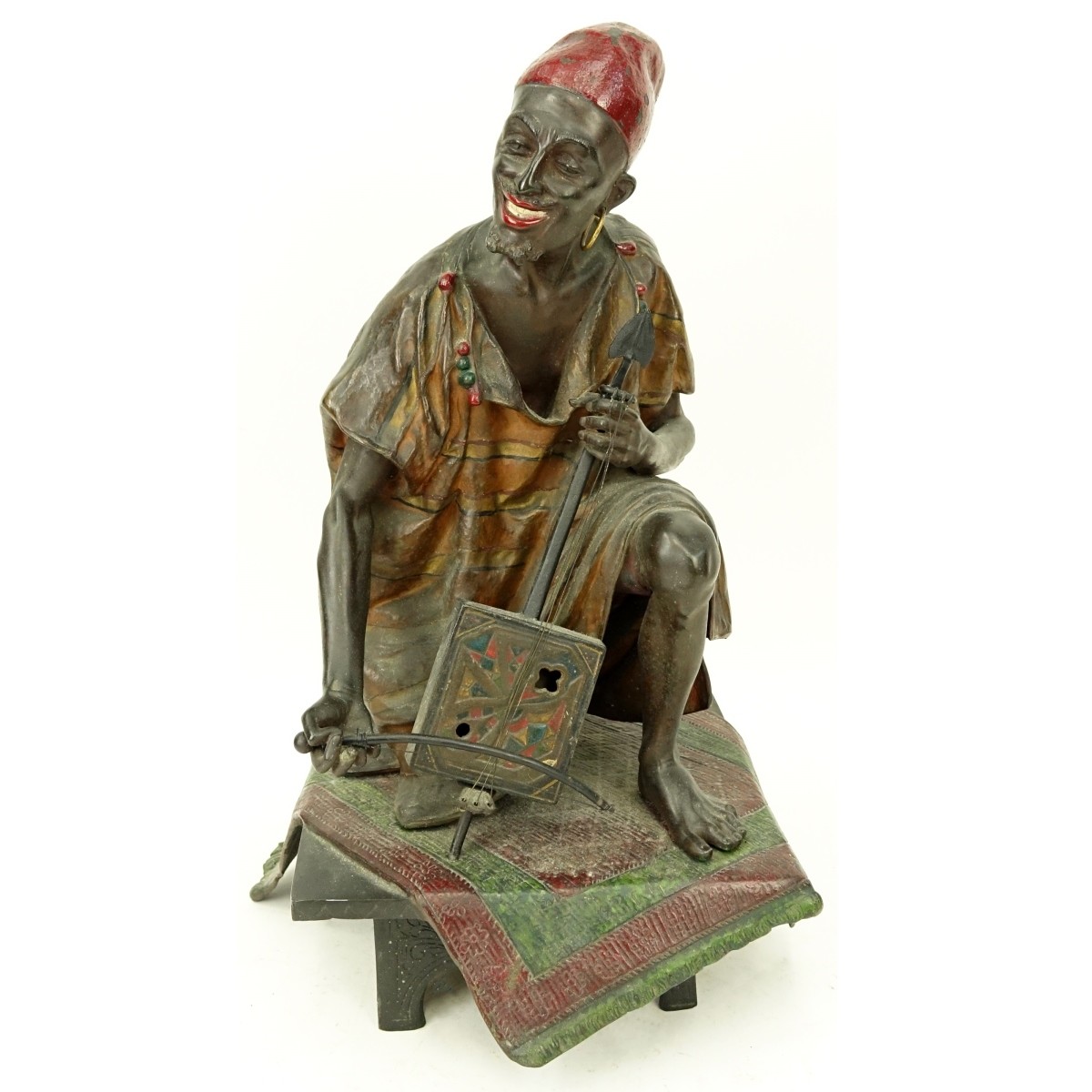 19th Century Orientalist French Polychrome Spelter