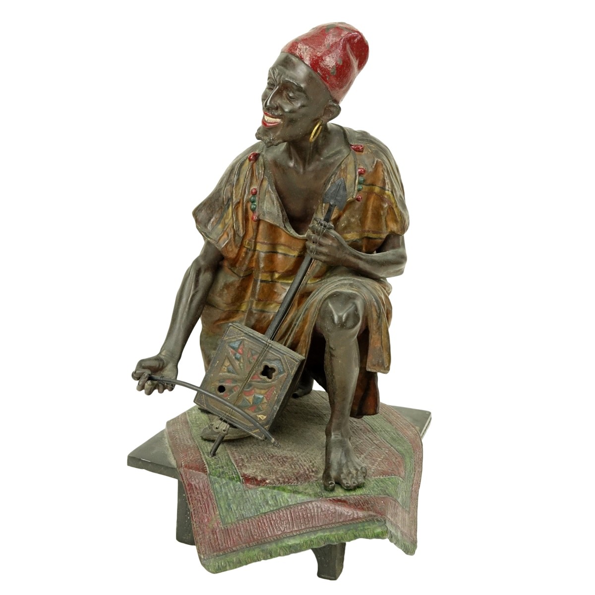 19th Century Orientalist French Polychrome Spelter