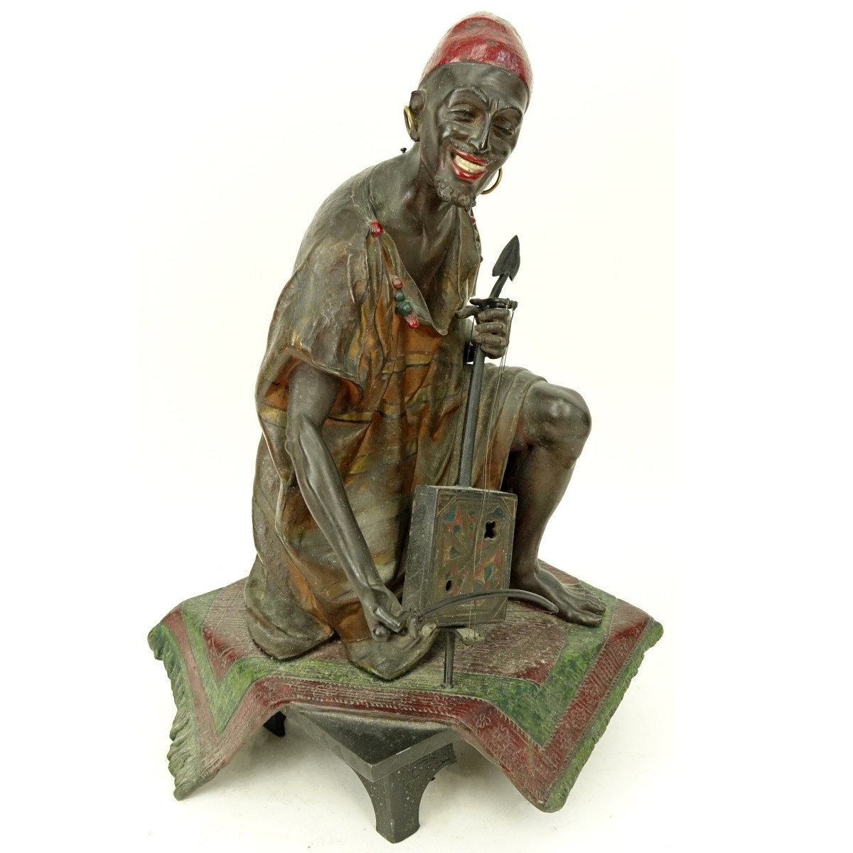 19th Century Orientalist French Polychrome Spelter