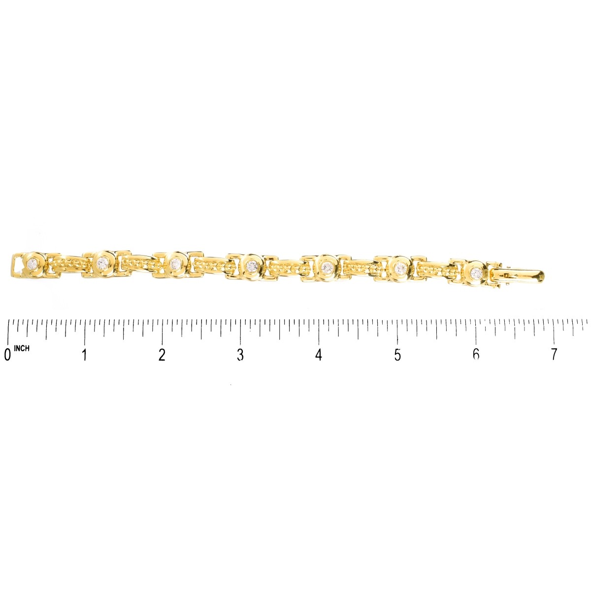 1.50ct Diamond and 18K Gold Bracelet