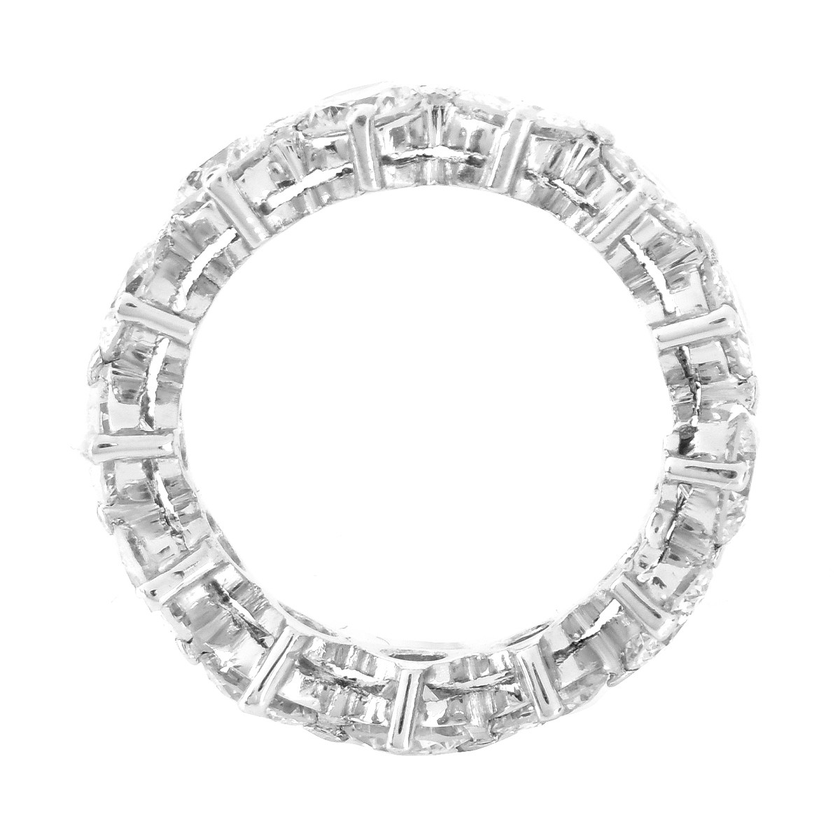 1950s 4.50ct TW Diamond and Platinum Ring