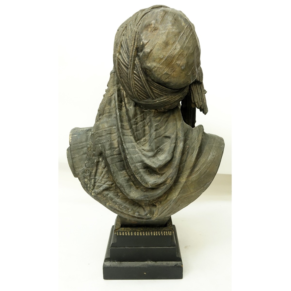 19th Century French Spelter Arab Bust Figure