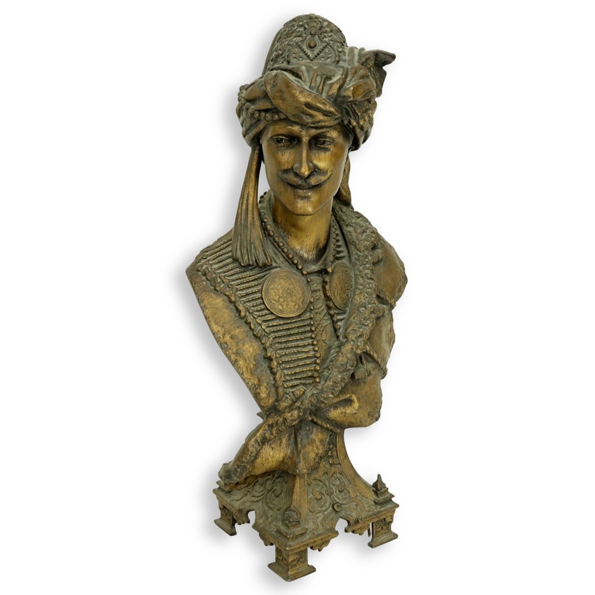 Antique Orientalist French Spelter Sculpture