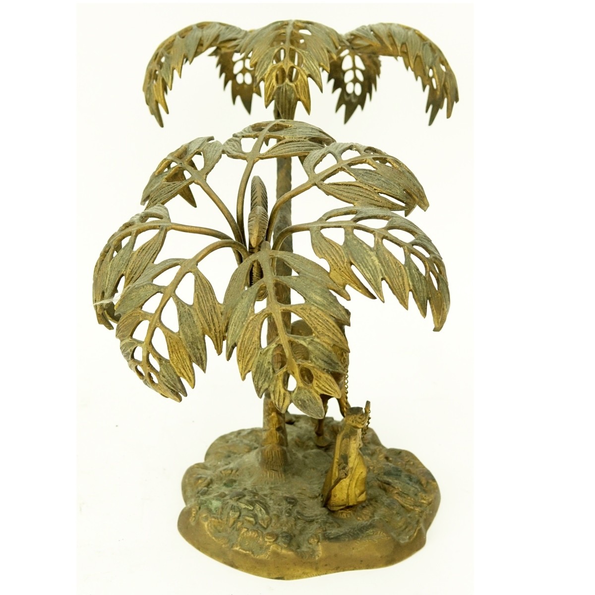 Mid Century Gilt Bronze Orientalist Sculpture