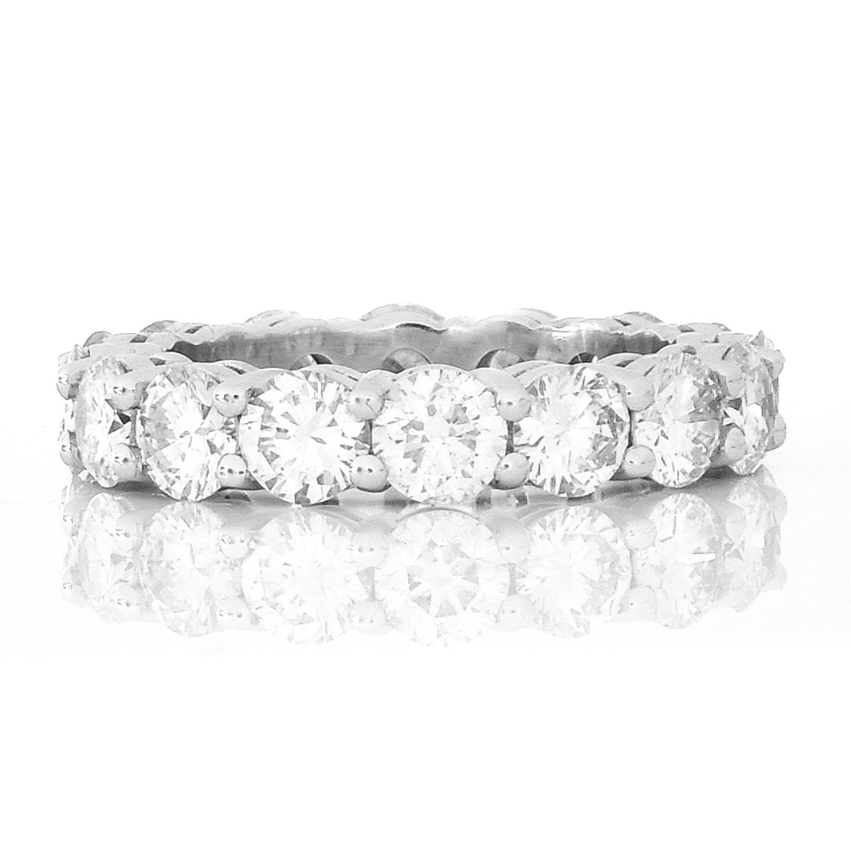 4.50ct Diamond and 18K Gold Eternity Band