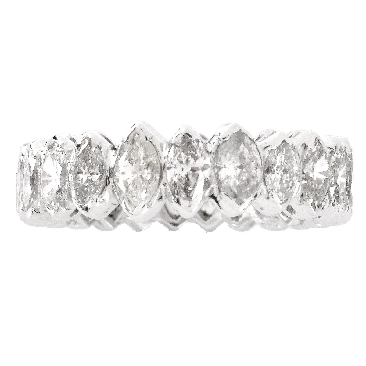 6.0ct Diamond and Platinum Eternity Band