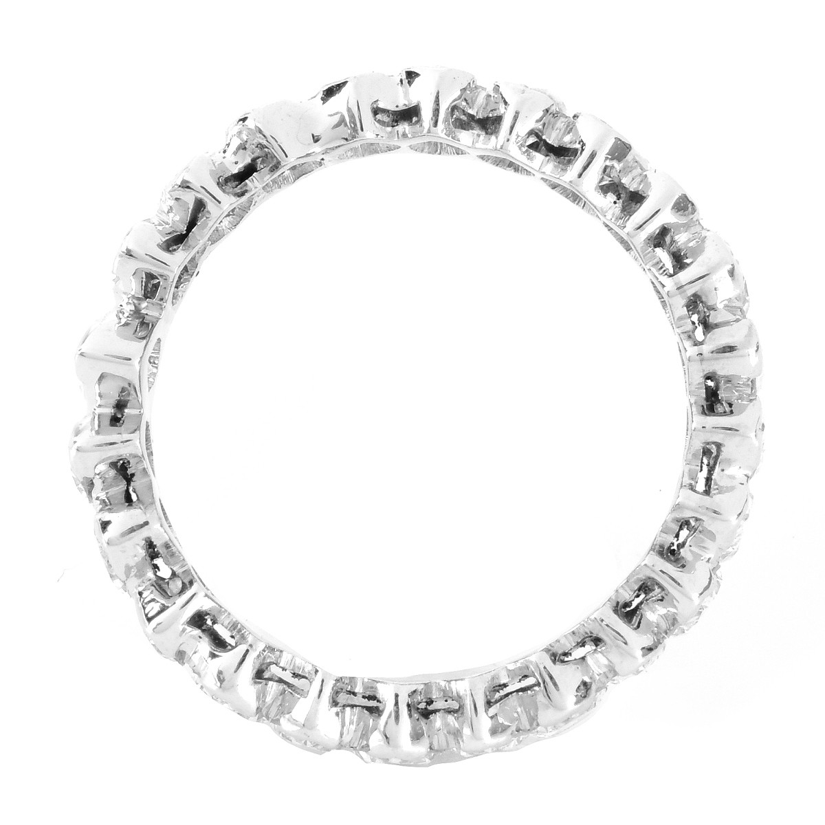 6.0ct Diamond and Platinum Eternity Band