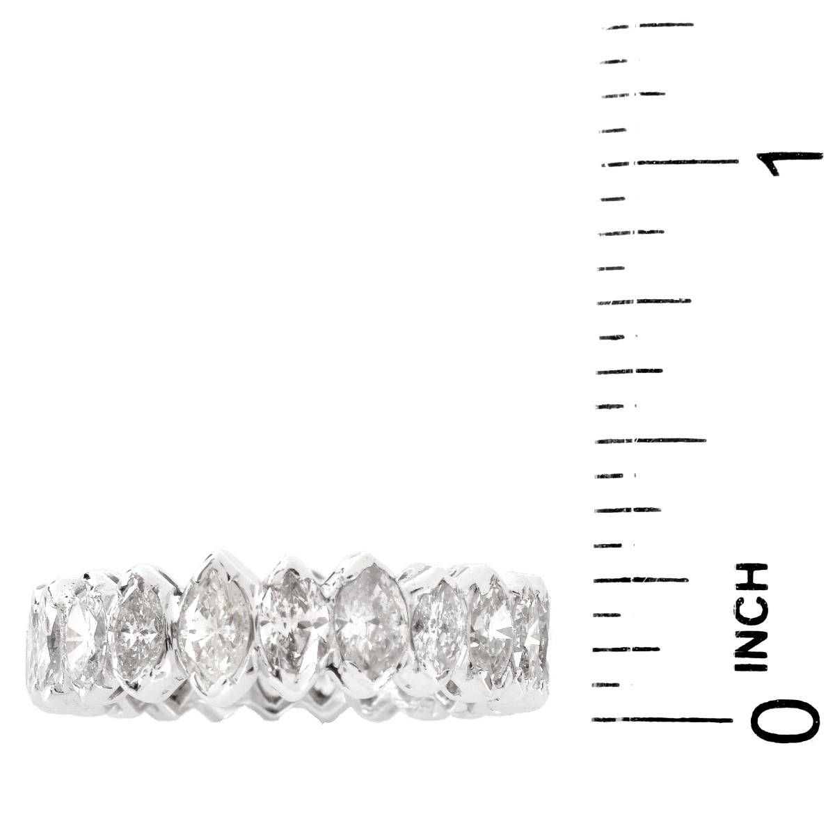 6.0ct Diamond and Platinum Eternity Band