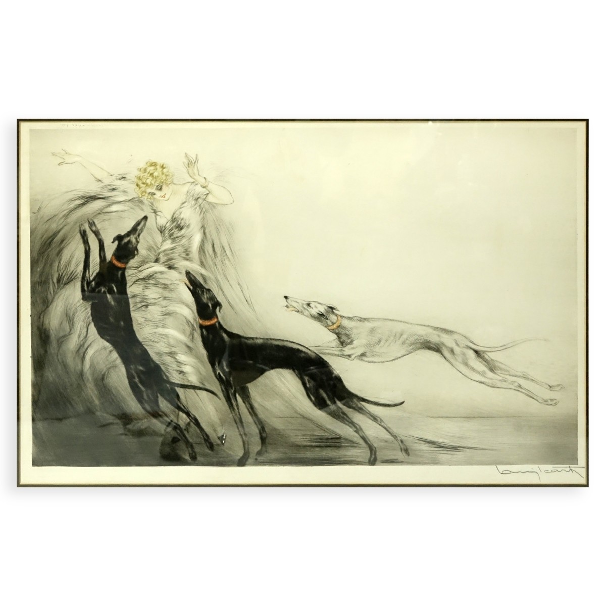 Louis Icart, French (1888 - 1950) Drypoint Etching