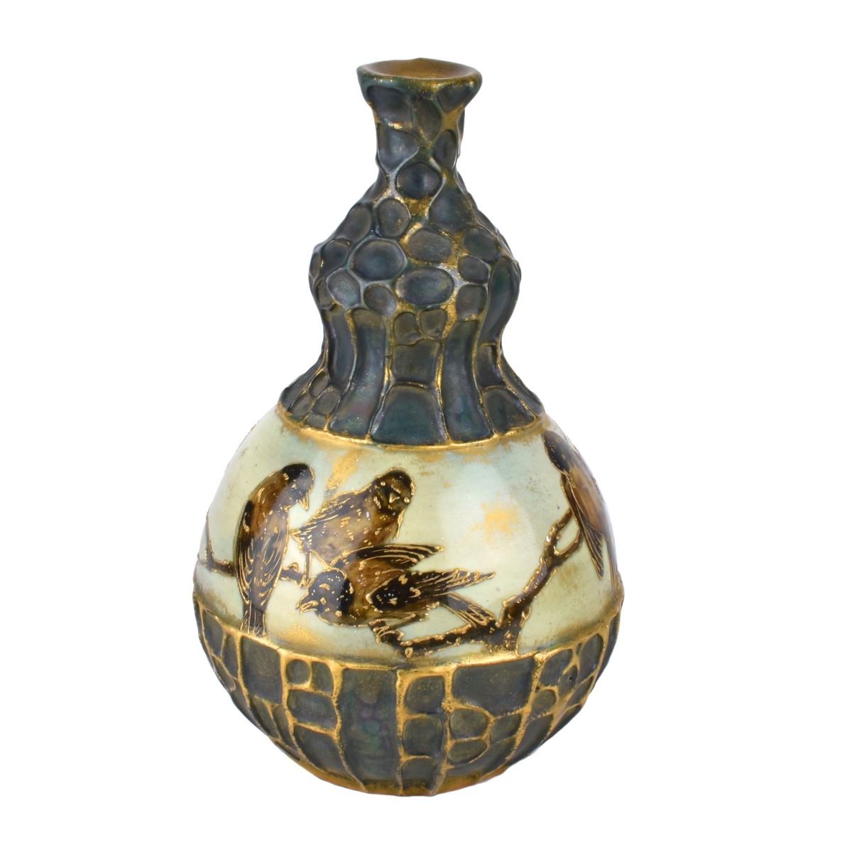 Turn Teplitz Double Gourd Vase