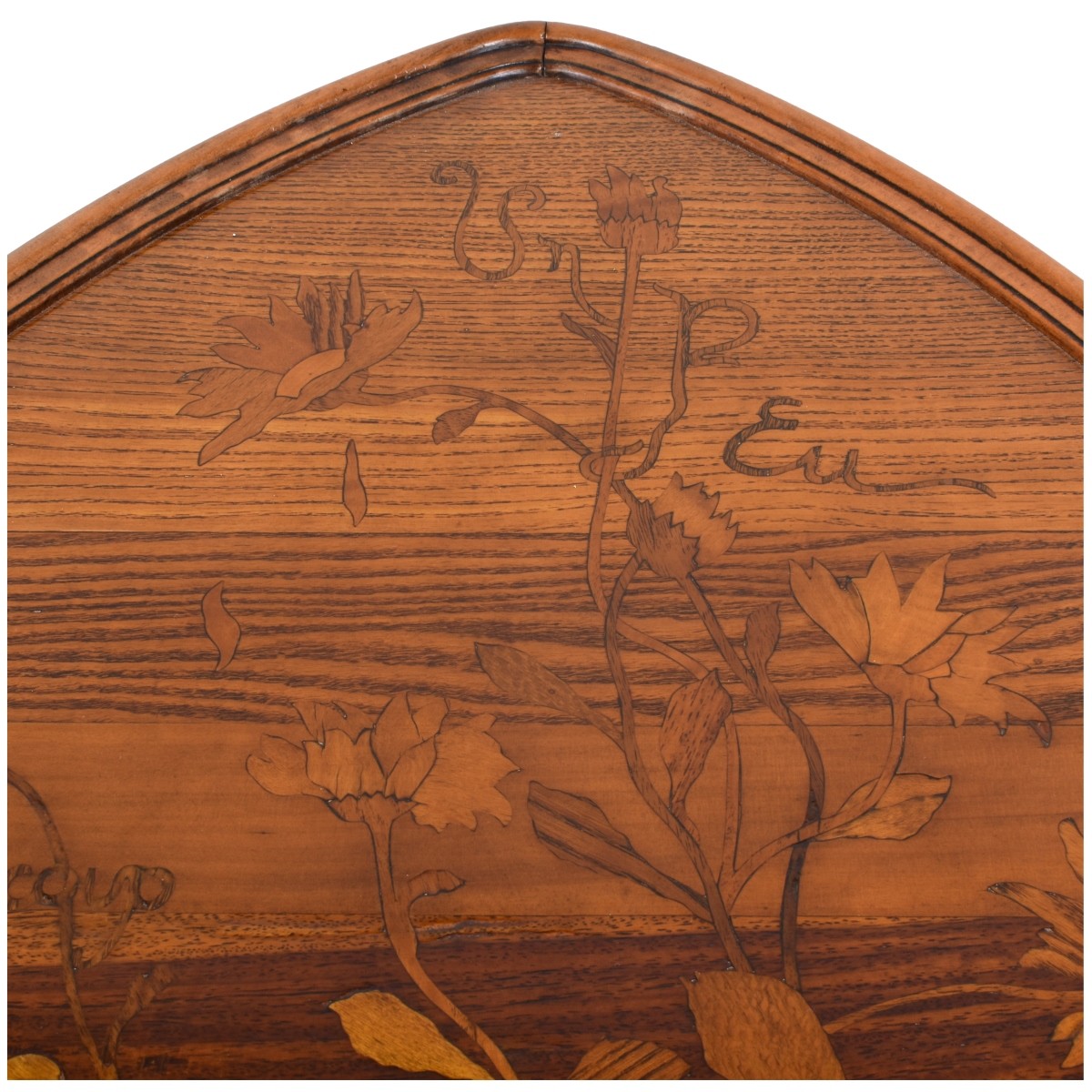 Emile Galle Marquetry Inlaid Side Table