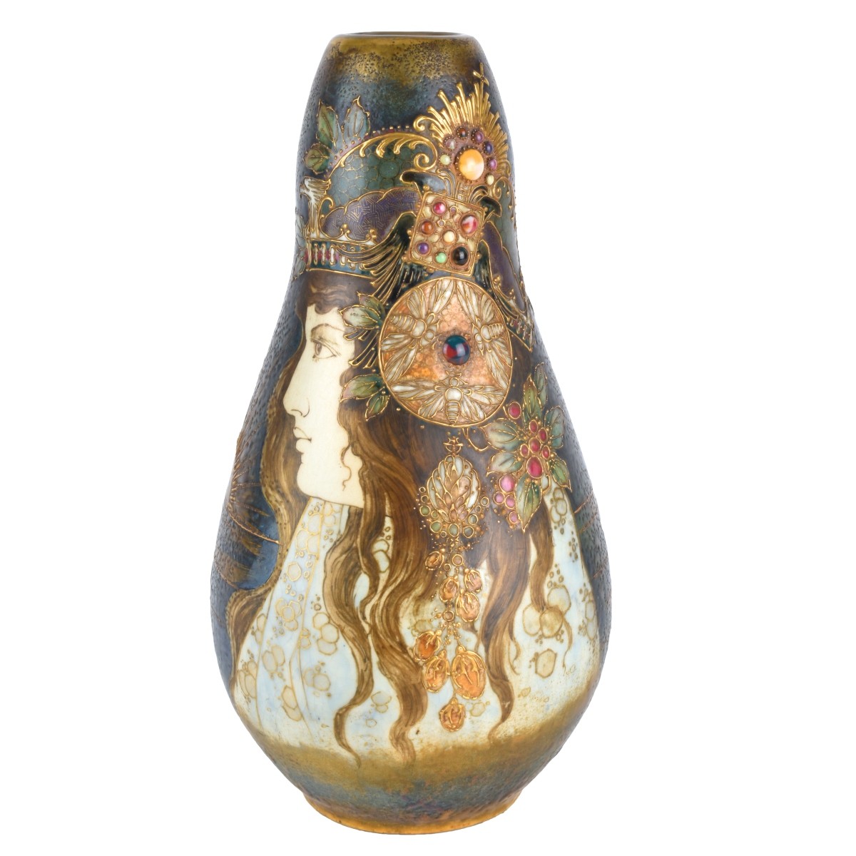 Amphora Turn Teplitz Princess Gres Pottery Vase