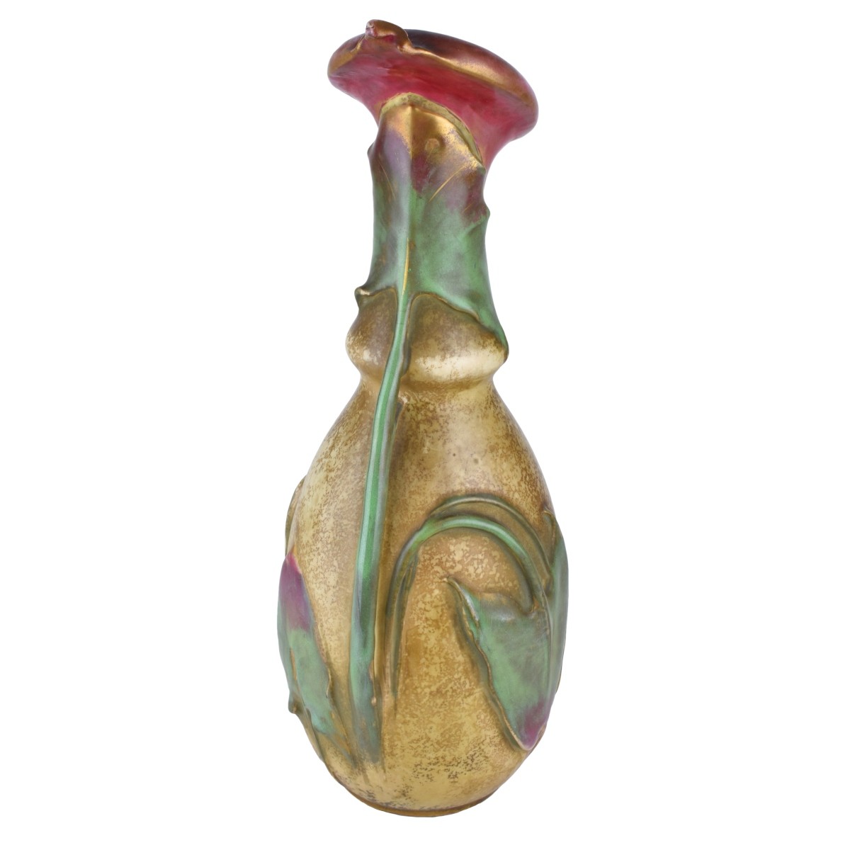 Paul Dachsel Amphora Lily Pottery Vase/Pitcher.