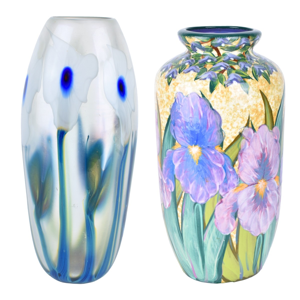 Grouping of Two (2) Vintage Vases