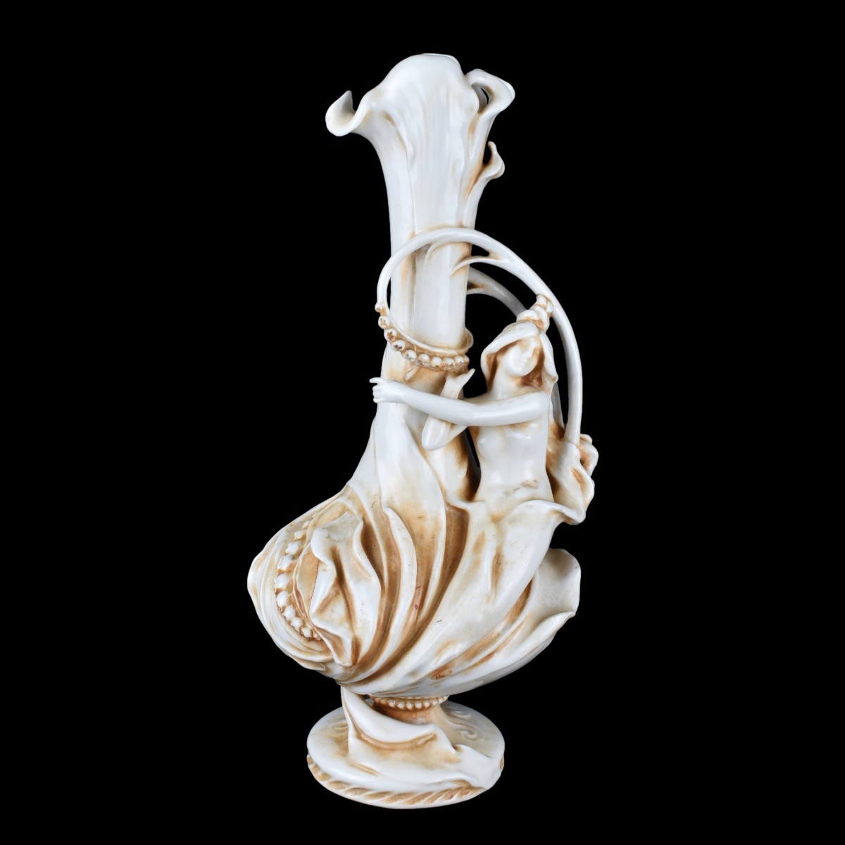 Antique Amphora Art Nouveau Porcelain Vase