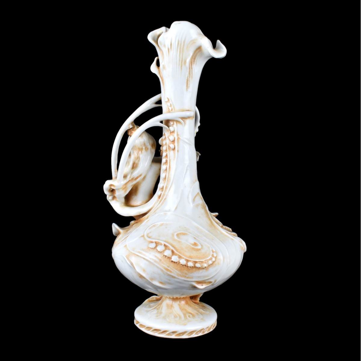 Antique Amphora Art Nouveau Porcelain Vase