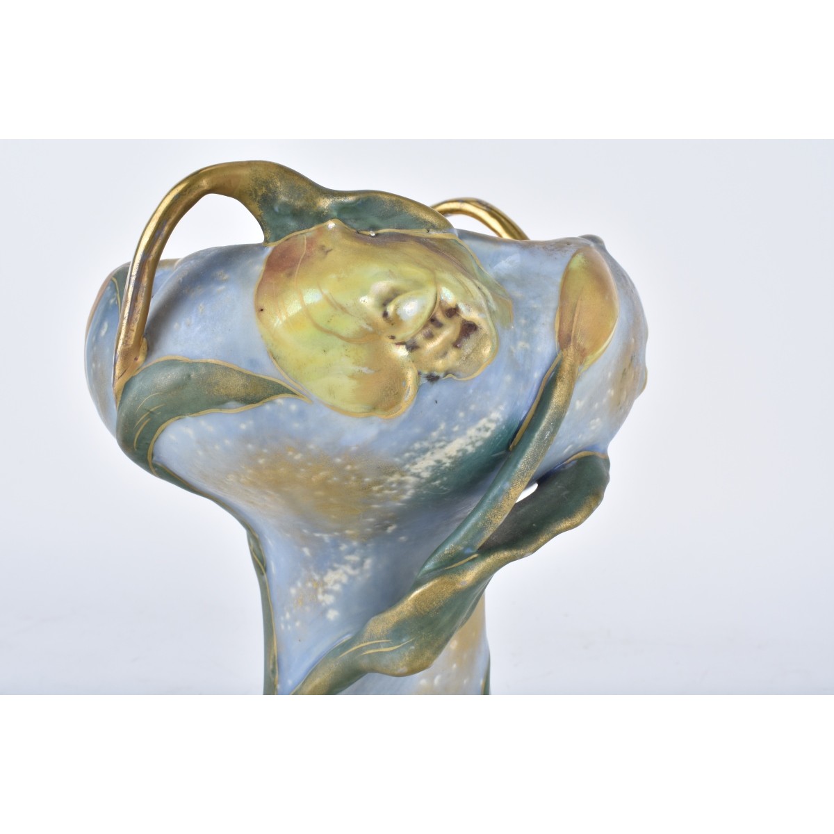 Amphora Art Nouveau Raised Floral Vase