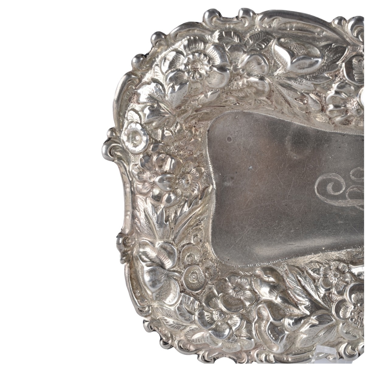 Two (2) Piece Lot: Sterling Silver Dish and Swan