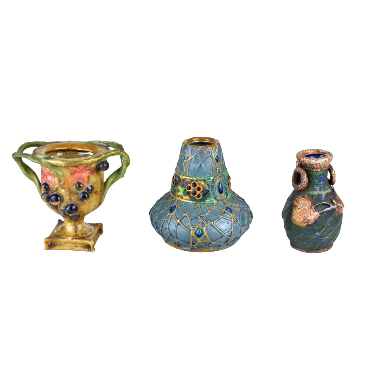 Three Piece Amphora Lot: