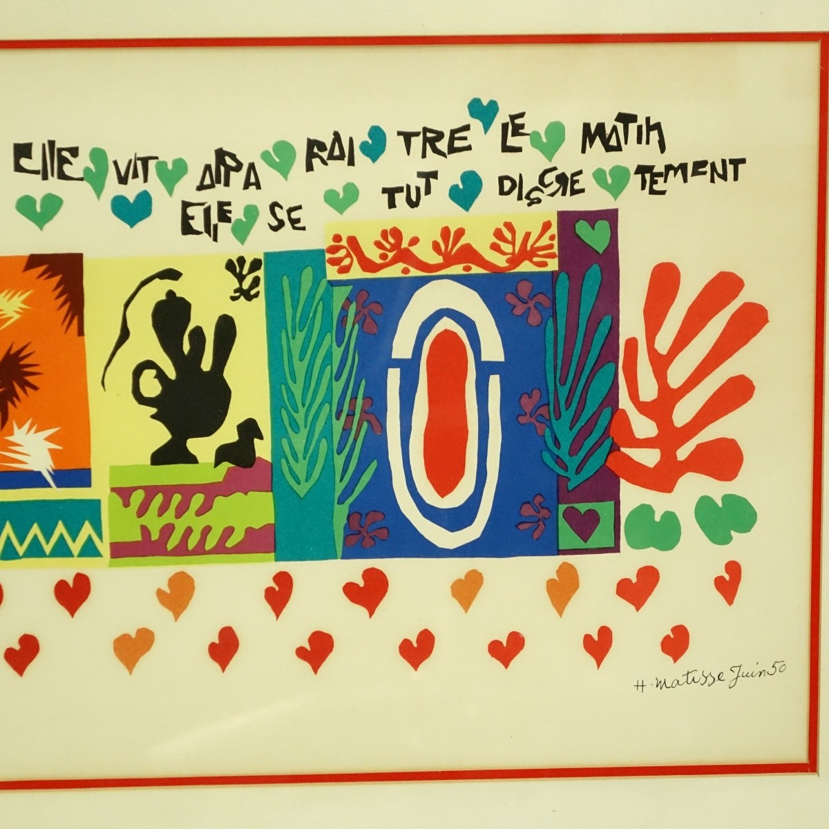 Henri Matisse, French (1869 - 1954) Lithograph