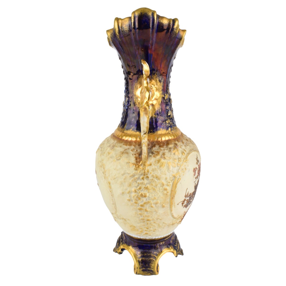Two (2) Turn Teplitz Amphora Vases