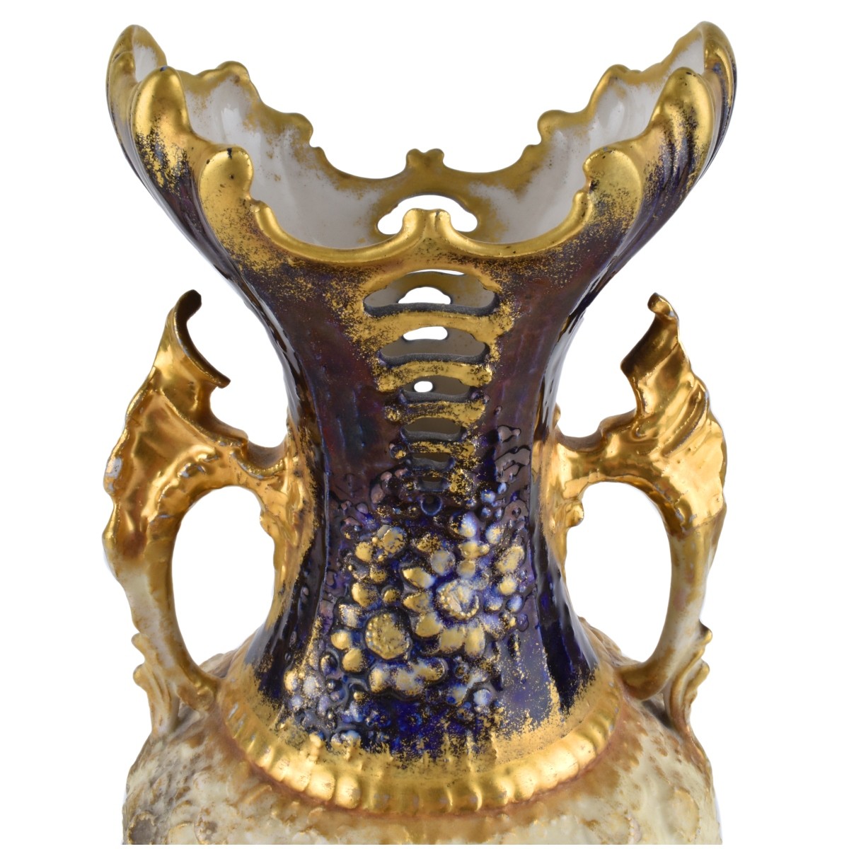 Two (2) Turn Teplitz Amphora Vases